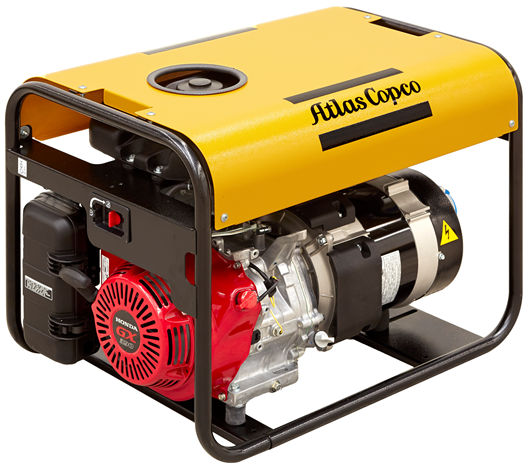 Портативный бензиновый генератор QEP 6.5 производства Atlas Copco