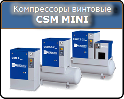 Винтовые компрессоры Ceccato серии CSM MINI